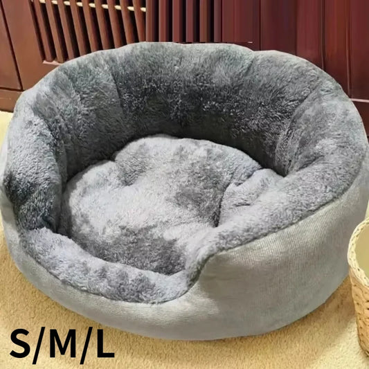 Luxury Soft Round Dog Bed — Calming & Cosy