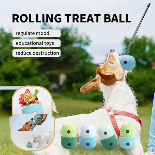 Freezable Ice Cream Dog Toy — Silicone Treat Dispenser