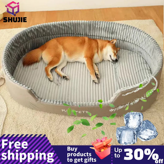 Summer & Winter Dog Mat — Double-Sided, Soft & Washable